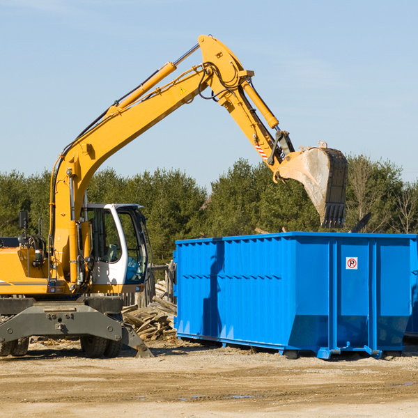 can i rent a residential dumpster for a construction project in Edgarton WV